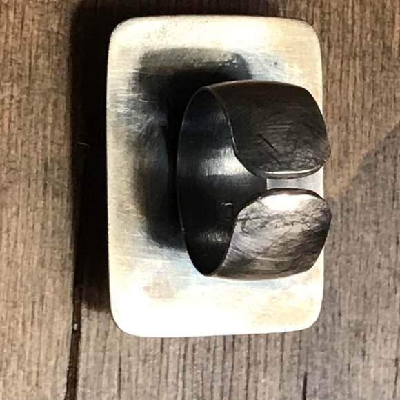 Adjustable Labradorite Statement Ring - Picture 4 of 9